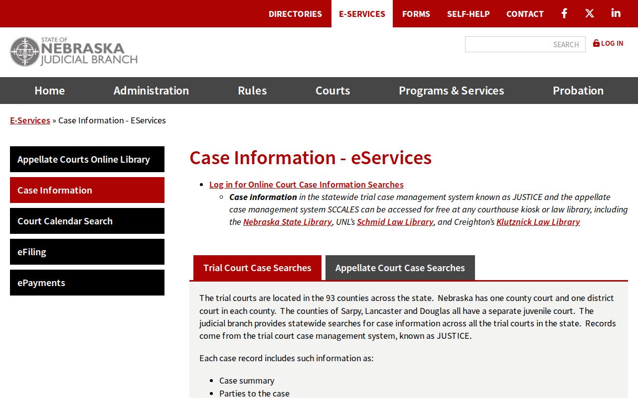 Nuckolls County outstanding warrant case search information