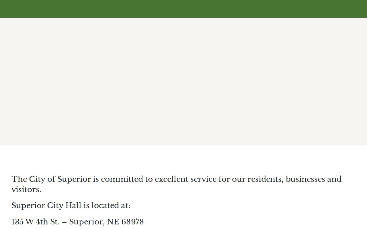 Superior warrant search city department contact in Nuckolls County